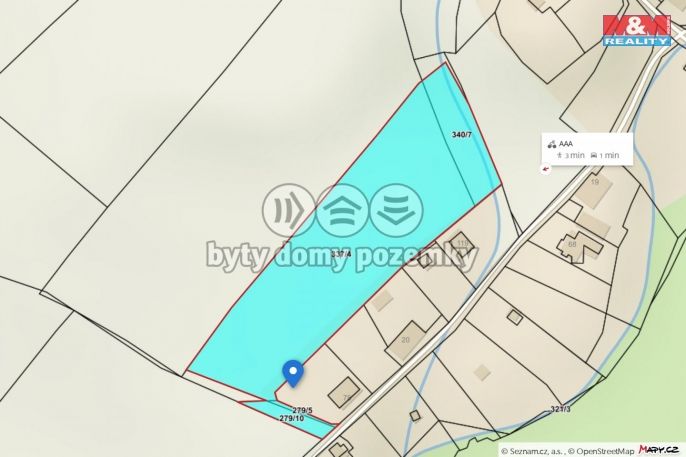 Prodej, Pozemek k bydlení, Ústí nad Labem