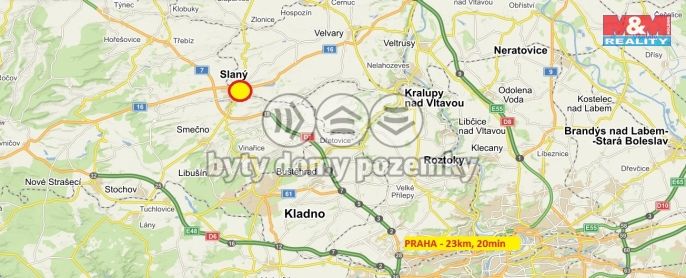 Prodej, Byt 1+1, Slaný