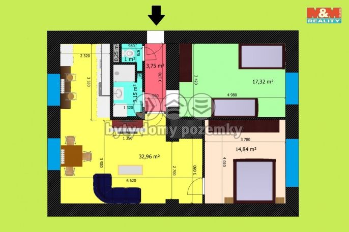 Prodej, Byt 3+1, Praha