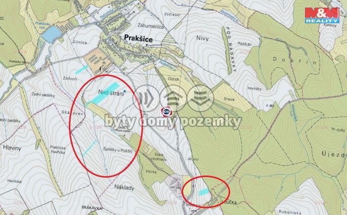 Prodej, Pole, Prakšice