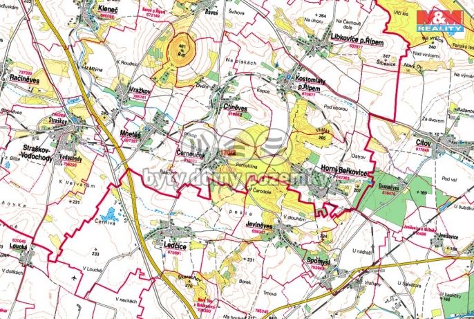 Prodej, Ovocný sad, Černouček