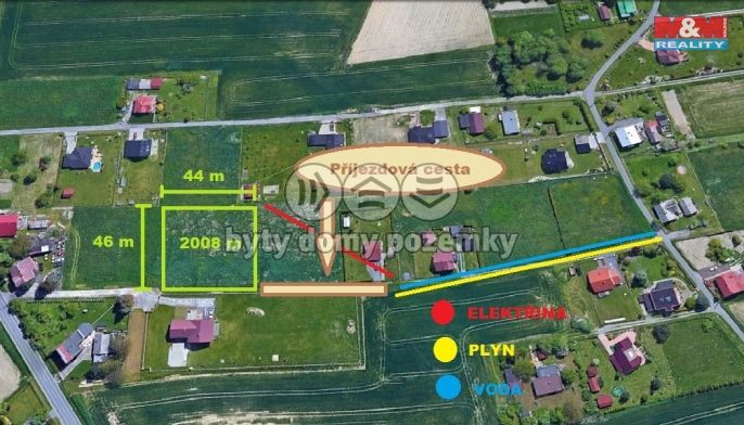 Prodej, Pozemek k bydlení, Rychvald