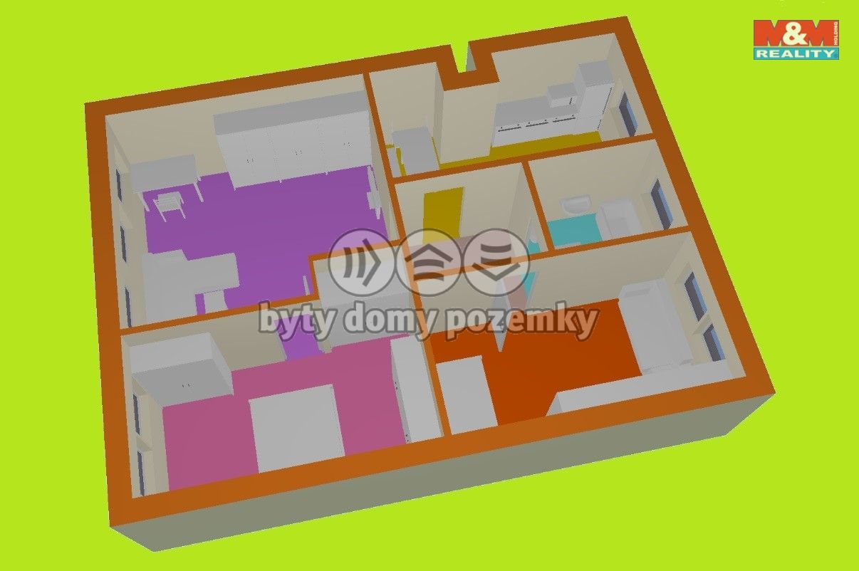 půdorys 3D 2 NP