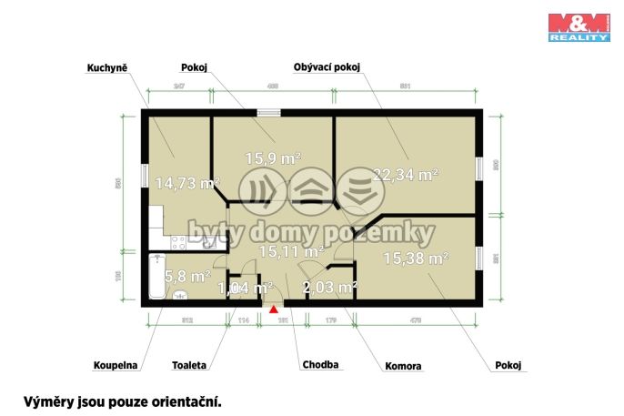 Prodej, Byt 3+1, Město Touškov