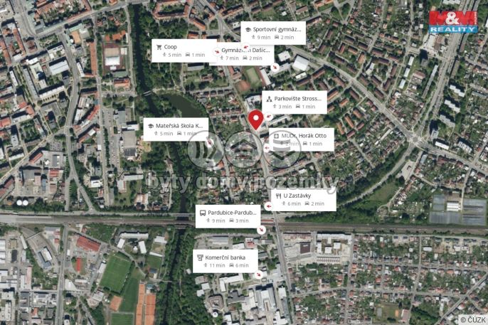 Prodej, Byt 1+kk, Pardubice
