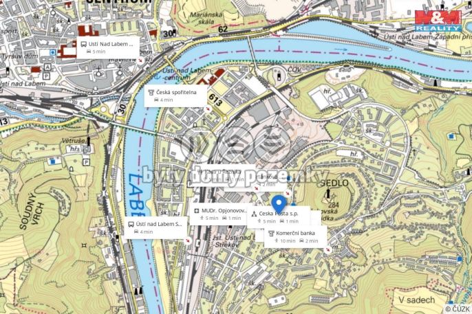 Pronájem, Byt 1+1, Ústí nad Labem
