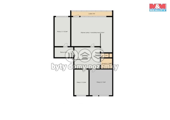 Prodej, Byt 4+kk, Čelákovice