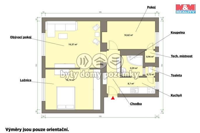 Prodej, Byt 3+kk, Mariánské Lázně