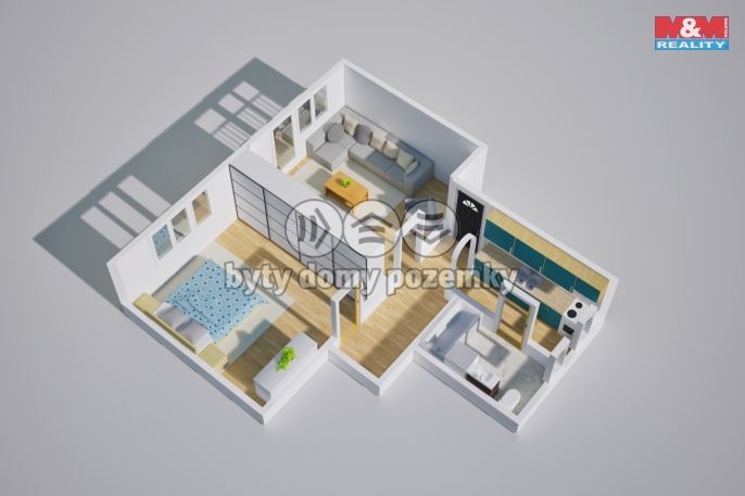 Prodej, Byt 2+1, Meziboří