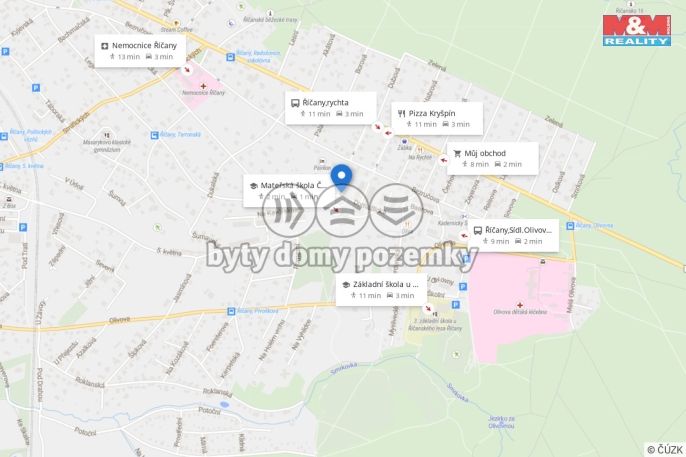 Prodej, Byt 2+1, Říčany