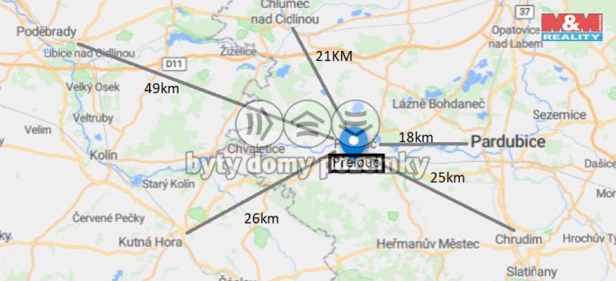 Pronájem, Obchod a služby, Přelouč