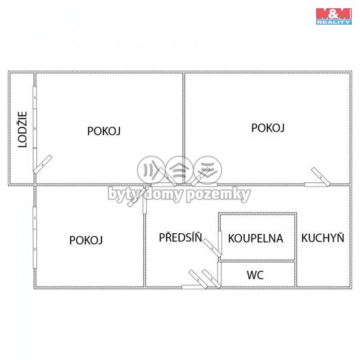 Pronájem, Byt 3+1, Ostrov