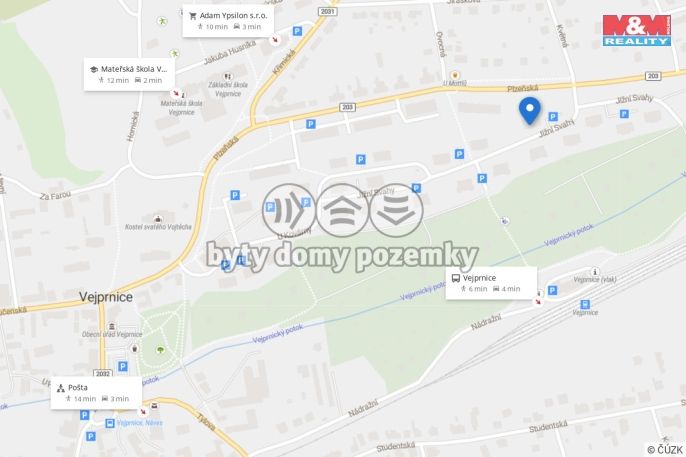 Prodej, Byt 3+kk, Vejprnice