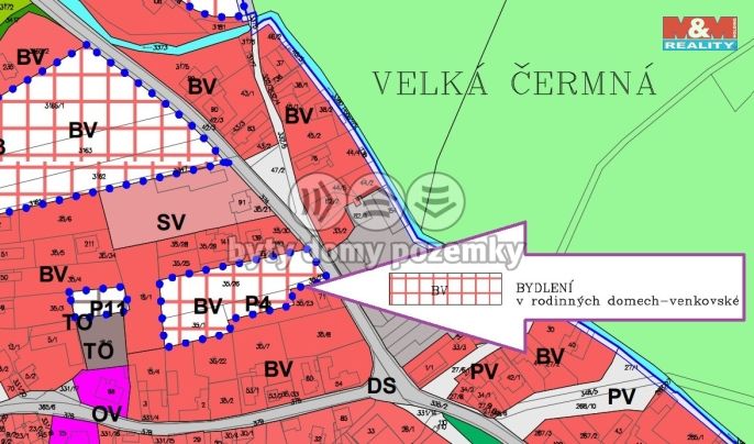 Prodej, Pozemek k bydlení, Čermná nad Orlicí