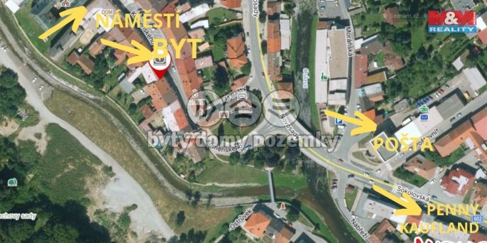 Pronájem, Byt 3+kk, Velké Meziříčí