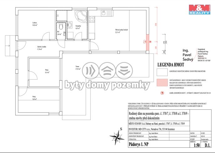 Prodej, Rodinný dům, Vrbátky