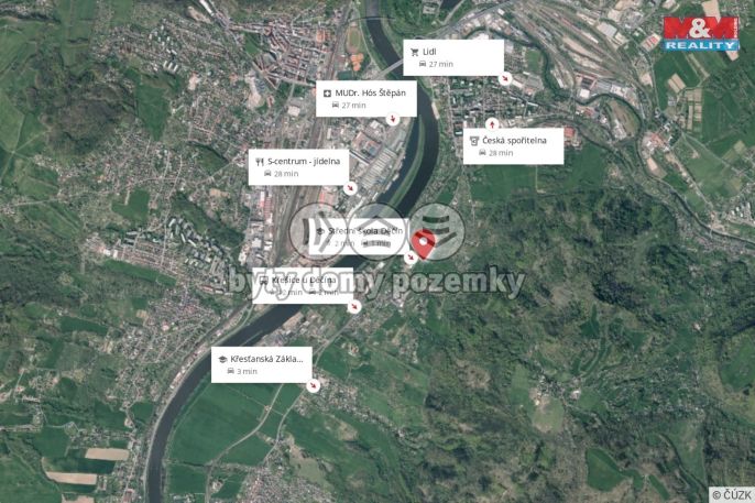Prodej, Pozemek k bydlení, Děčín