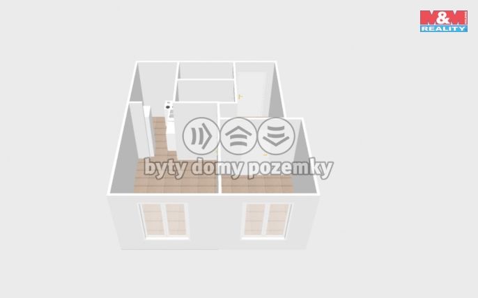 Pronájem, Byt 2+kk, Říčany