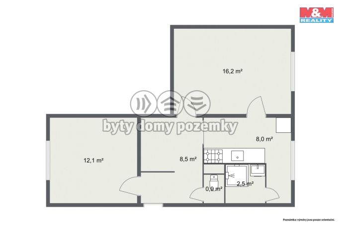 Prodej, Byt 2+1, Aš