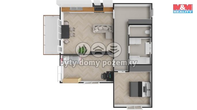 Prodej, Byt 3+kk, Praha