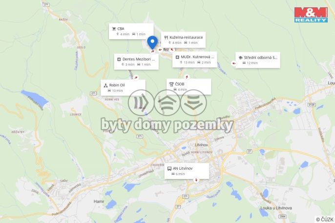 Prodej, Byt 2+1, Meziboří