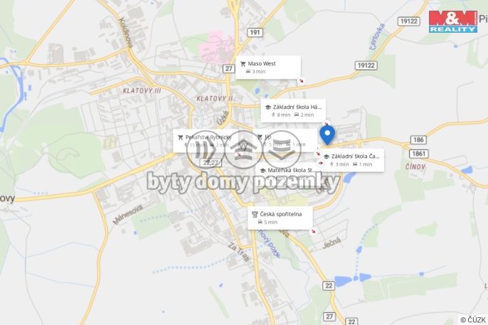 Prodej, Byt 3+1, Klatovy