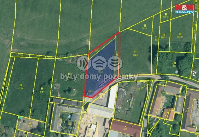 Prodej, Pozemek k bydlení, Mladošovice