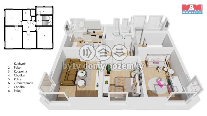 Prodej, Byt 3+1, Vyšší Brod