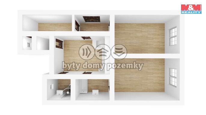 Pronájem, Byt 2+1, Plzeň