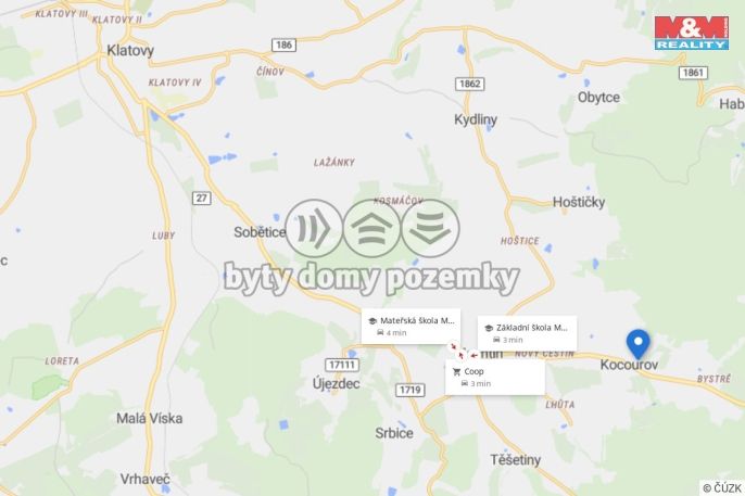 Prodej, Pozemek k bydlení, Mochtín