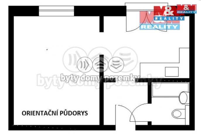 Prodej, Byt 1+1, Ostrava