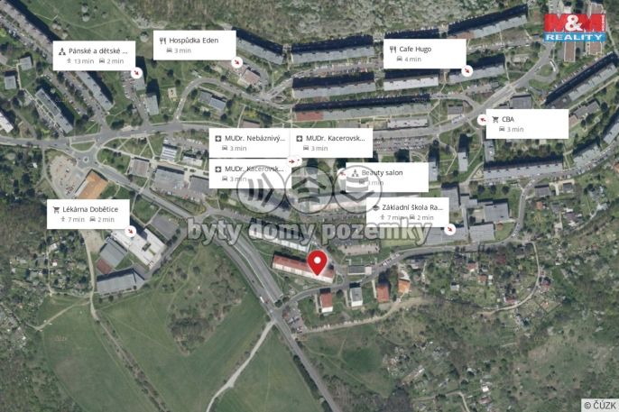 Pronájem, Byt 1+1, Ústí nad Labem