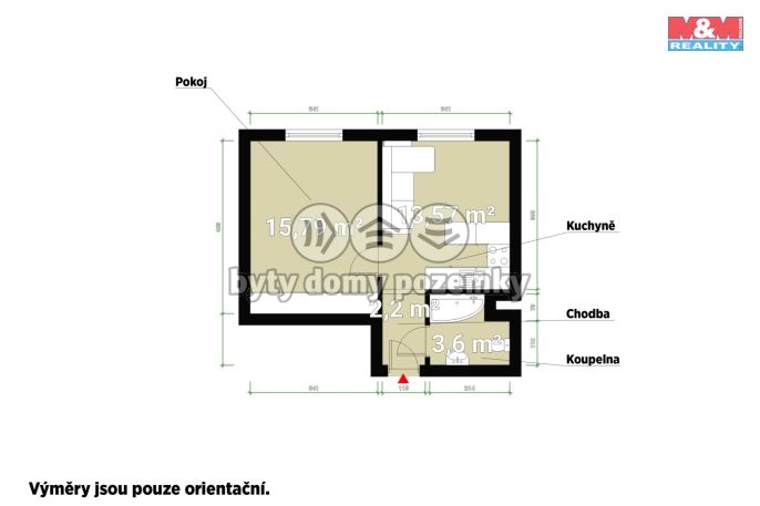 Pronájem, Byt 2+kk, Plzeň