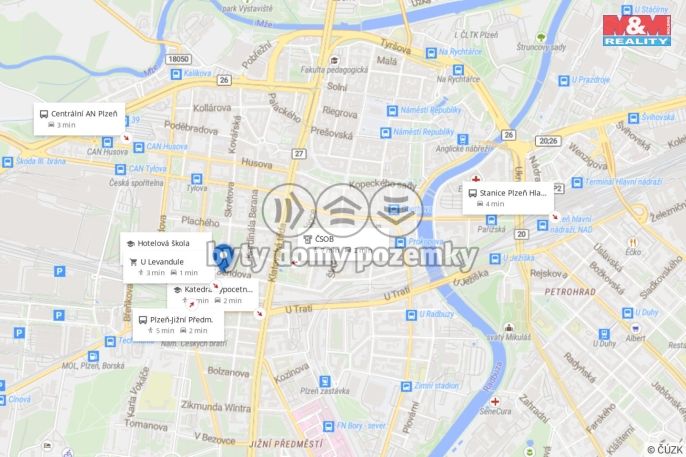 Prodej, Byt 3+1, Plzeň