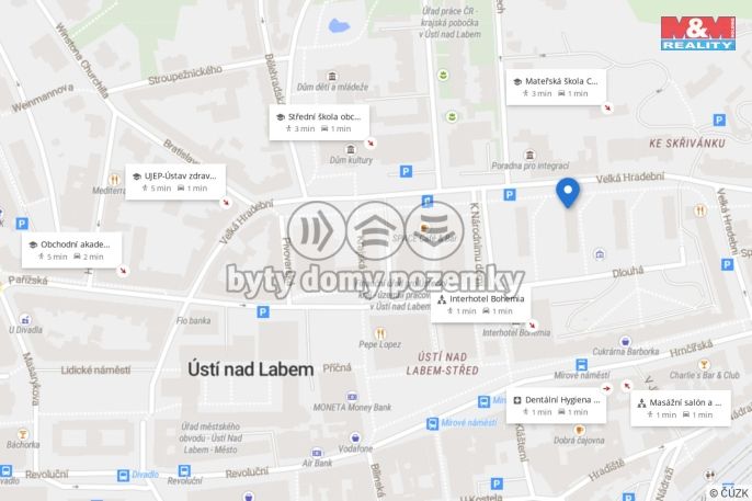 Pronájem, Byt 4+kk, Ústí nad Labem