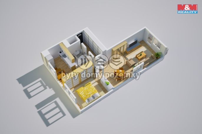 Prodej, Byt 2+1, Ústí nad Labem