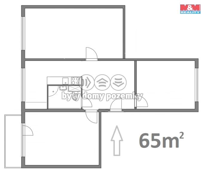 Prodej, Byt 3+1, Klášterec nad Ohří