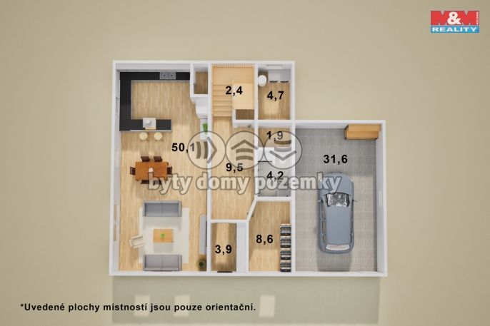 Prodej, Rodinný dům, Chuderov