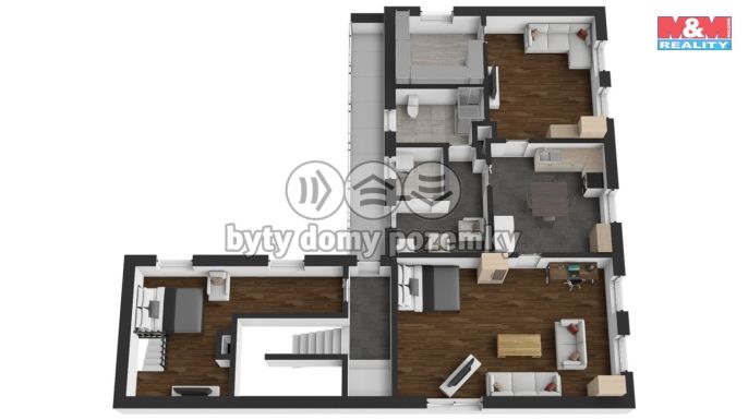 Pronájem, Byt 3+kk, Kladno