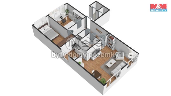 Prodej, Byt 3+1, Žebrák