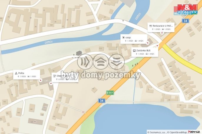 Pronájem, Byt 2+kk, Lásenice