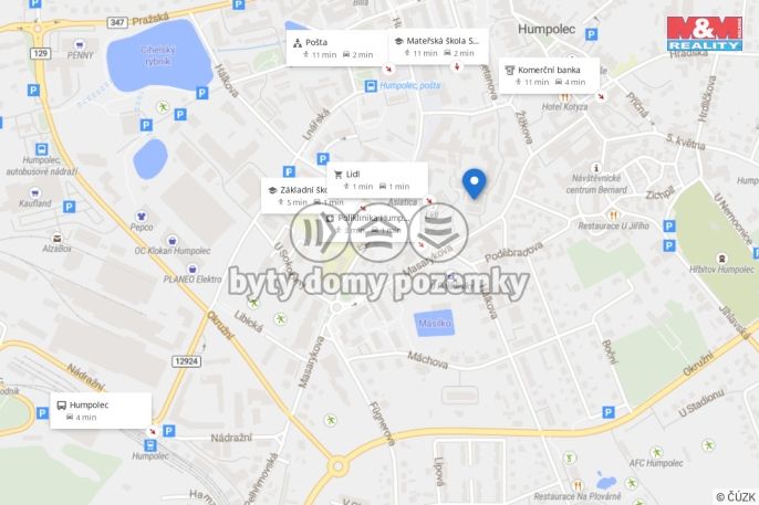 Pronájem, Byt 1+1, Humpolec