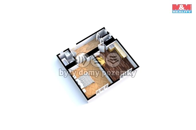 Prodej, Byt 2+kk, Praha