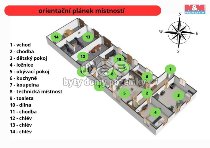 Prodej, Rodinný dům, Křesetice