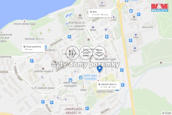 Pronájem, Byt 3+1, Jindřichův Hradec