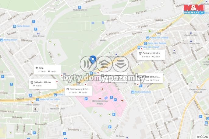 Prodej, Byt 3+1, Kladno