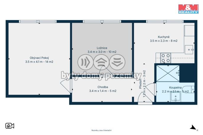 Prodej, Byt 2+1, Adamov