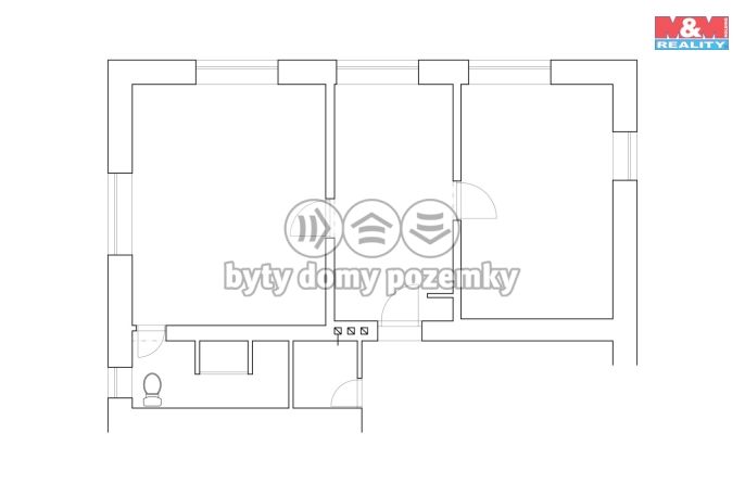 Prodej, Byt 2+1, Újezd pod Troskami
