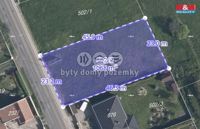 Prodej, Pozemek k bydlení, Kly