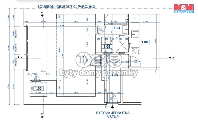 Prodej, Byt 1+1, Praha